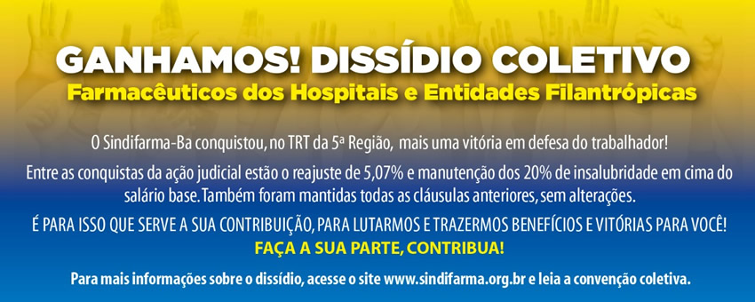 Ganhamos! Dissídio Coletivo