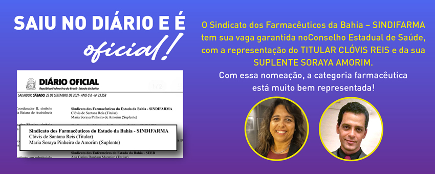 Saiu no Diário e é Oficial