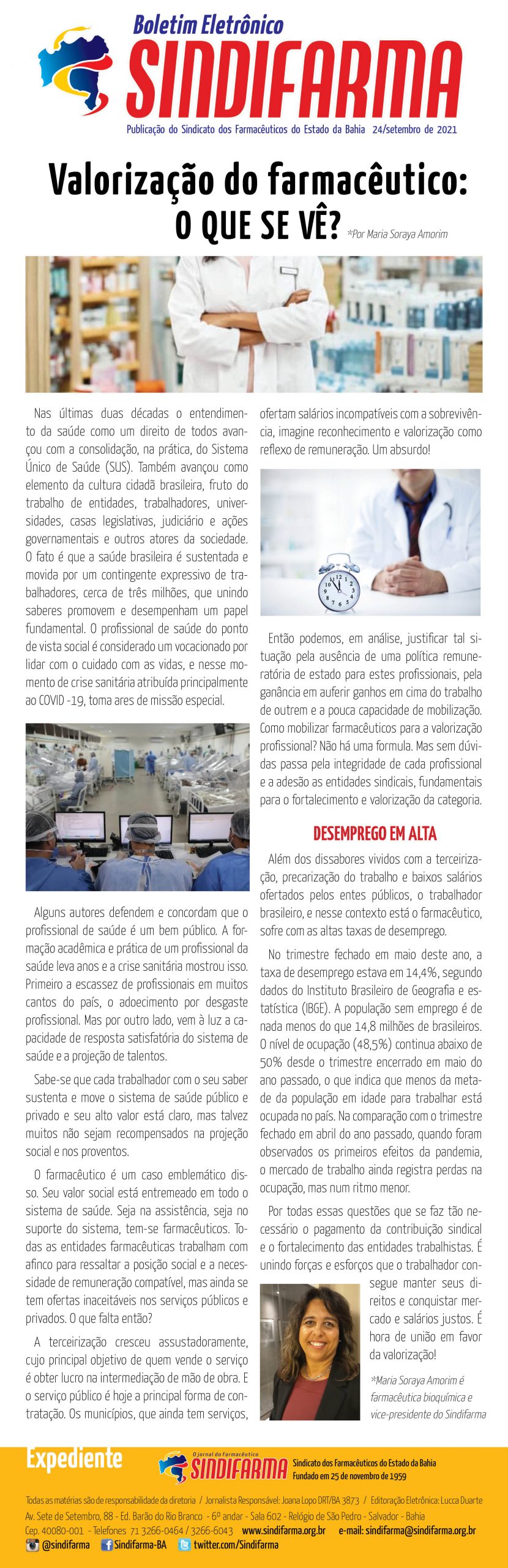 Boletim Sindifarma 24/09/2021