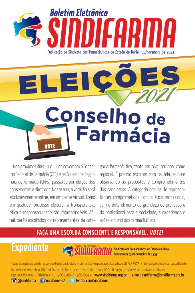 Boletim Sindifarma 05/11/2021